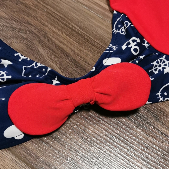 Hello Kitty Sailor Halter Bikini Top, Small / Extra Small - Picture 2 of 4